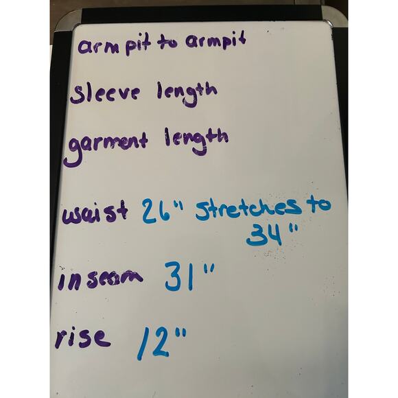 GUC Blair Women's Black Pants Front Seam Tall Elastic Waist Size 14T - Picture 3 of 3